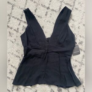 Trouvé zip back tank top